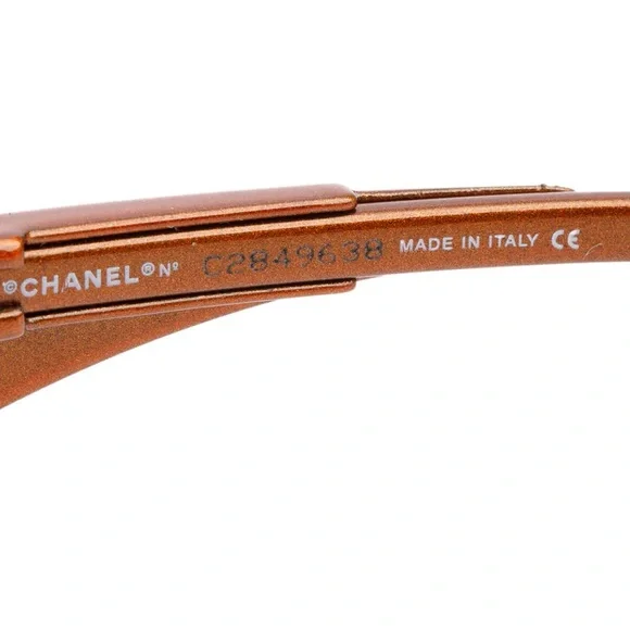 Chanel Vintage Authentic 6001-Z Brown Rimless Shield Sunglasses Chanel Vintage Authentic 6001-Z Brown Rimless Shield Sunglasses main image 4